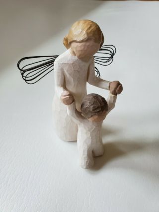 2000 Willow Tree " Guardian Angel " Child Demdaco Figurine Susan Lordi