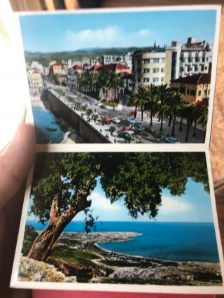 Lebanon Beirut Vintage Attached Postcard Booklet Color Photo 1950s Very Rare 5
