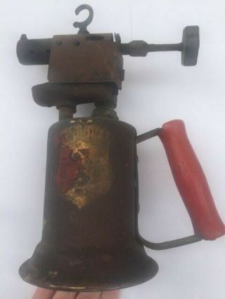 Vintage Antique Collectible Brass Blow Torch - Clayton And Lambert - Steampunk
