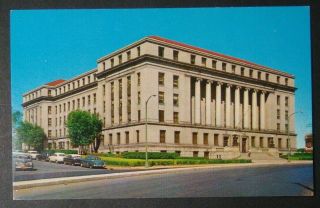 Vintage Minnesota Postcard State Office Building St Paul Mn Old Cars