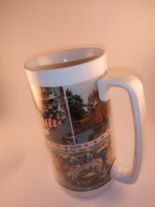 Vintage Walt Disney World Bicentennial 1776 - 1976 Souvenir Thermo - Serv Mug Cup 2