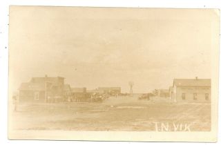 Raymer,  Street Scene,  1911 Colorado Co Photo Rppc Postcard