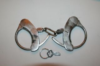 The Maltby Mattatuck Mfg Co Handcuffs And Key