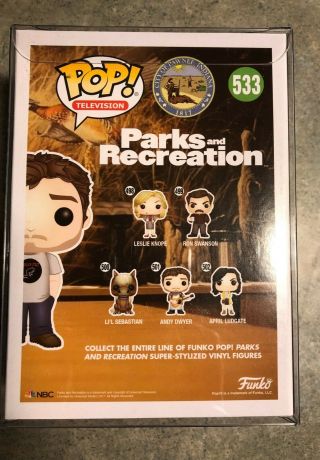 Funko Pop Television Parks and Recreation 533 Andy Dwyer Mouse Rat LE 500 4