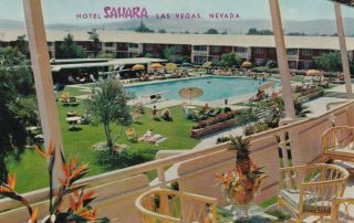 Sahara Casino Las Vegas Nevada Postcard 1960 