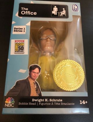 2019 Sdcc Exclusive The Office - Dwight Schrute Bobblehead - Ucc Comic - Con