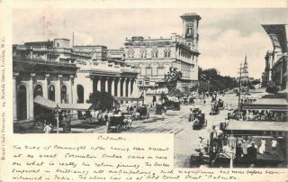 India 1903 Delhi Durbar Calcutta The Duke Connaught Return Trip 1903 Card
