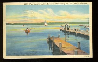 Lake Geneva,  Wisconsin,  Pier Landings,  Williams Bay (lakegenevawis2) 1930 - 1945
