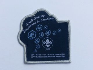 2011 World Scout Jamboree Sweden Boy Scout Official Participant Pocket Patch