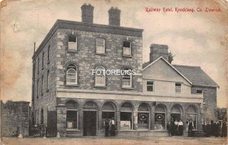 Knocklong Limerick Ireland Early Post Card Of Railway Hotel - Posted