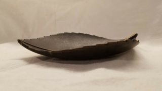 Carl Aubock Patinated Brass Leaf Ashtray 5