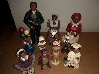 All Gods Children Figurines (3) Large And (8) Small Figurines