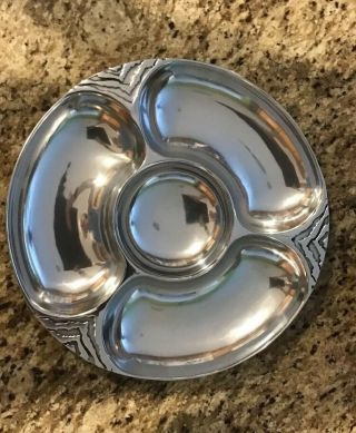 Wilton Armetale Pewter Tiger Chip And Dip - Rare -