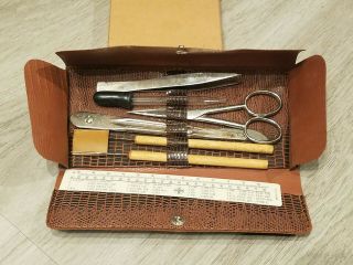 Clay Adams Dissecting Kit Vintage York,  W/ Case & Box No.  A - 199
