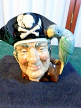1951 Royal Doulton Pirate Long John Silver Small Toby Jug/mug
