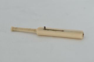 Lovely Rare Vintage Sampson Mordan - S Mordan & Co Novelty Cricket Bat Toothpick 2