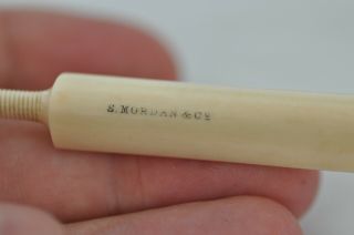 Lovely Rare Vintage Sampson Mordan - S Mordan & Co Novelty Cricket Bat Toothpick 5