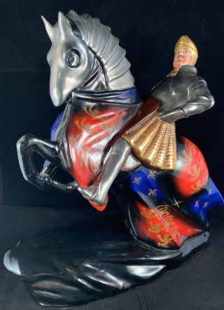 Michael Sutty Porcelain Figurine Henry Vlll Jousting 49/250 Certificate Signed