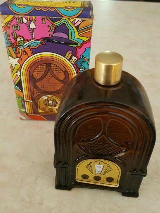 Avon Remember When Radio Wild Country After Shave Full Decanter W Box Vintage