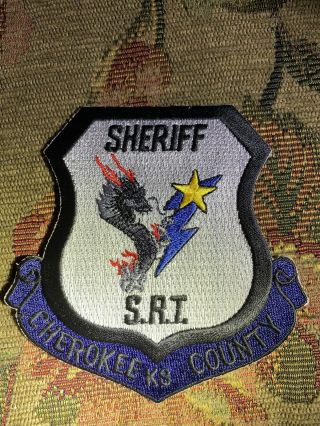 Cherokee County Kansas Sheriff Srt Team Patch