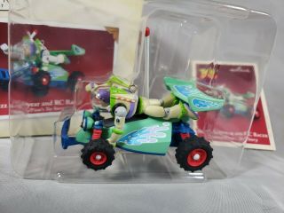 2005 Buzz Lightyear and RC Racer Hallmark Ornament Toy Story Disney Pixar 2