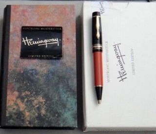 Montblanc Hemingway Meisterstuck Limited Edition Ballpoint Pen 1992