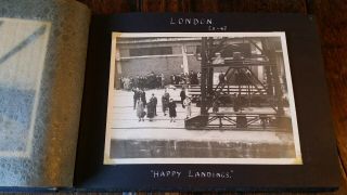 1938 ANTIQUE PHOTOGRAPH ALBUM RMS CARTHAGE LONDON TO HONG KONG - ADEN CEYLON ETC 5