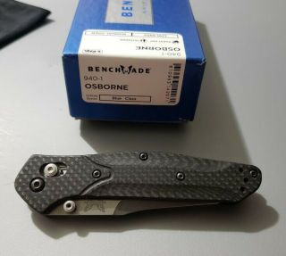 Benchmade 940 - 1 Osborne - Axis Lock Knife | Carbon Fiber | Blade Hq S90v