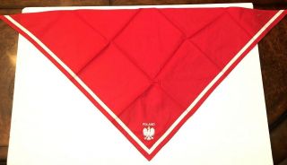 Poland (Polish) Contingent 2019 24th World Boy Scout Jamboree Neckerchief - 2