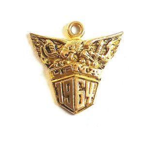 10k Solid Gold Usma 1964 Charm/pendant – West Point Vintage Military Memorabilia