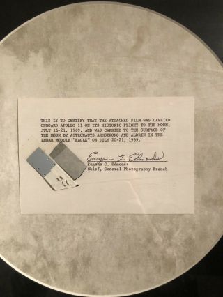 Authenticated Nasa Apollo 11 Film On The Moon By Armstrong And Aldrin