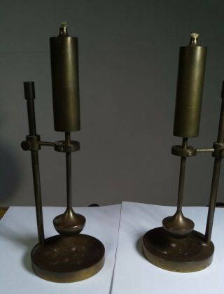 Oil Lamps By Ilse D.  Ammonsen For Daproma,  1950s,  Set Of 2 (denmark)
