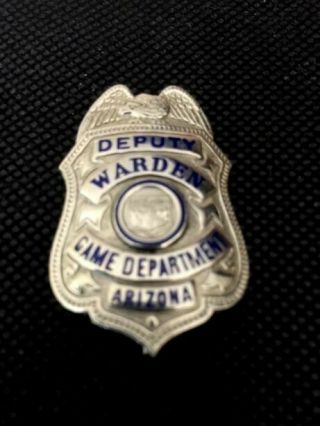Arizona Deputy Game Warden Badge - L A Stamp & Staty Hmk 41