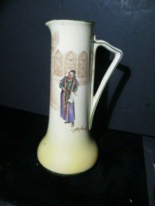 Royal Doulton Shakespeare Series Ware Shylock Water Jug Made In England D55 Qq