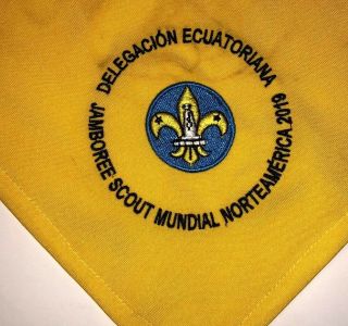 Ecuador (ecuatoriana) Contingent 2019 24th World Boy Scout Jamboree Neckerchief