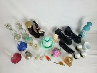 Avon Bottles Collectibles Rare and Unique,  25 Total,  Some w/ Perfume In Them 2