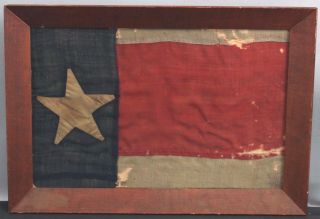 Antique Civil War Period 34 Star American Flag Bunting Fragment,  NR 2
