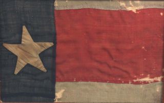Antique Civil War Period 34 Star American Flag Bunting Fragment,  NR 3