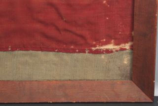 Antique Civil War Period 34 Star American Flag Bunting Fragment,  NR 6