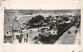 Malta,  Prisoner Of War Camp & Its Recreation Area,  Real Photo Pc Dated 1918
