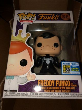 Funko Fundays 2019 SDCC Pop Marvel Freddy Funko As Venom LE24 - RARE - REVIEW PICS 2