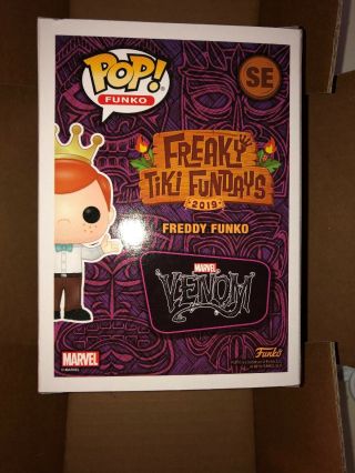 Funko Fundays 2019 SDCC Pop Marvel Freddy Funko As Venom LE24 - RARE - REVIEW PICS 9