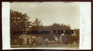415 - Hungary Marozalto 1904 Veszprem.  Street View.  Real Photo Postcard