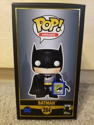 Funko Pop Batman with SDCC Bag 284 San Diego Comic Con 2019 4