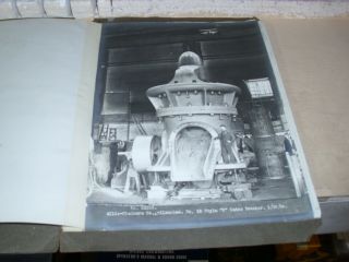 Allis Chalmers Black/White Photo Book From Early 1900 ' s - Various Photos 3