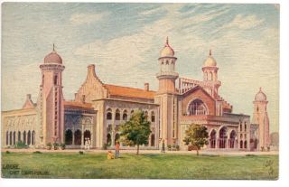 Postcard,  Raphael Tuck Wide Wide World Oilette,  Chief Court,  Punjab,  Lahore