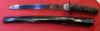 Authentic Japanese Samurai Sword,  Tanto Made By Tsugo Hiro Circalate 1400 