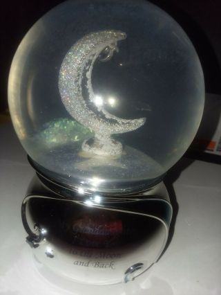 I LOVE YOU TO THE MOON AND BACK,  GLITTER GLOBE,  MY GRANDDAUGHTER,  MUSIC BOX 5