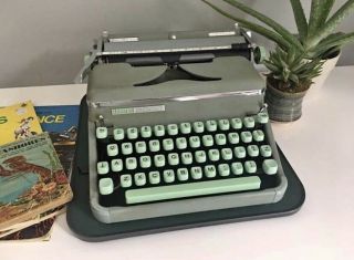 Vintage Hermes 2000 Portable Typewriter W/ Case,  Perfect
