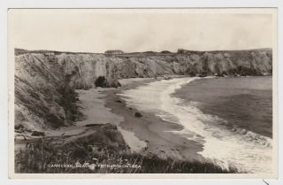 Old Real Photo Card Carnivan Beach Fethard On Sea Co Wexford Ireland